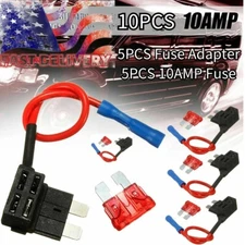5Sets Car Add-a-circuit Fuse TAP Adapter Standard ATO ATC Auto Blade Fuse Holder