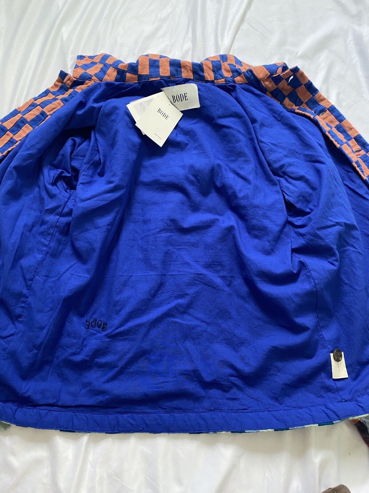 BODE Mini Patchwork Workwear Jacket size M/L - image 3