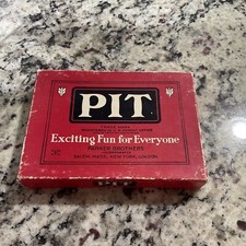 PIT Card Game Parker Brothers Bull  Bear Edition 1919 Complete Vintage
