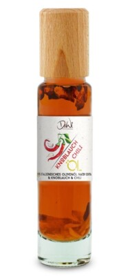 Olivenöl Knoblauch-Chili mit Einlage 100ml von DeWi