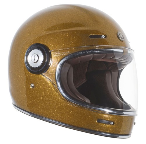 Torc T1 Retro Full Face Gold Metallic Mega Flake Motorcycle Sport Bike  Helmet | eBay