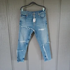 SER.O.YA Men Nate Skinny Jeans In Olympia Distressed $325