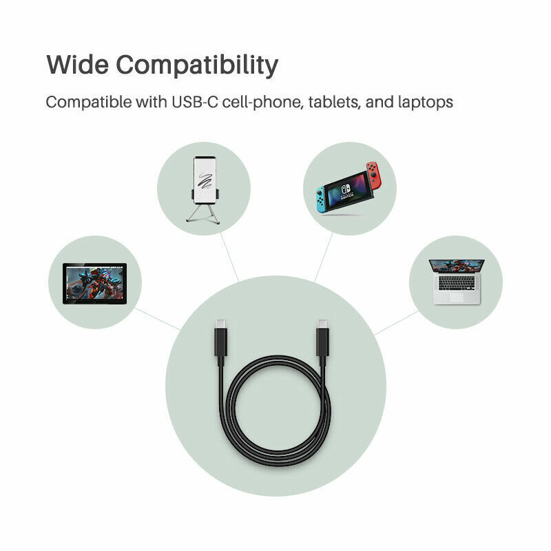 Huion Full-Featured USB-C to USB-C Cable, , Suitable for Kamvas 12