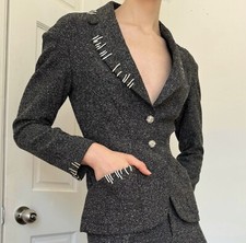 Thierry Mugler Gray Pant Suit - Size 36