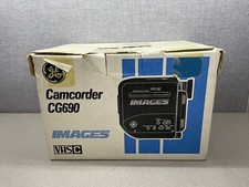 Vintage GE Compact VHS Video Camcorder CG690 - Untested