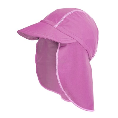 Maximo Schildmütze Nackenschutz Badehut UV Schutz 50 Rosa Malve Gr. 53
