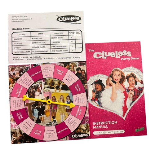 Clueless Party Game Wilder 90s Movie Collectible Board Game Open Box Complete - Picture 2 of 7