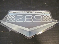 Open Road Brands High Performance 289 Embossed Metal Sign, Father's Day Mancave