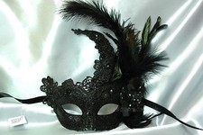 New Orleans Mardi Gras Masquerade Mask Costume Prom Valentines Lingerie party