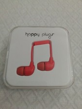 Happy Plug Red Headphones