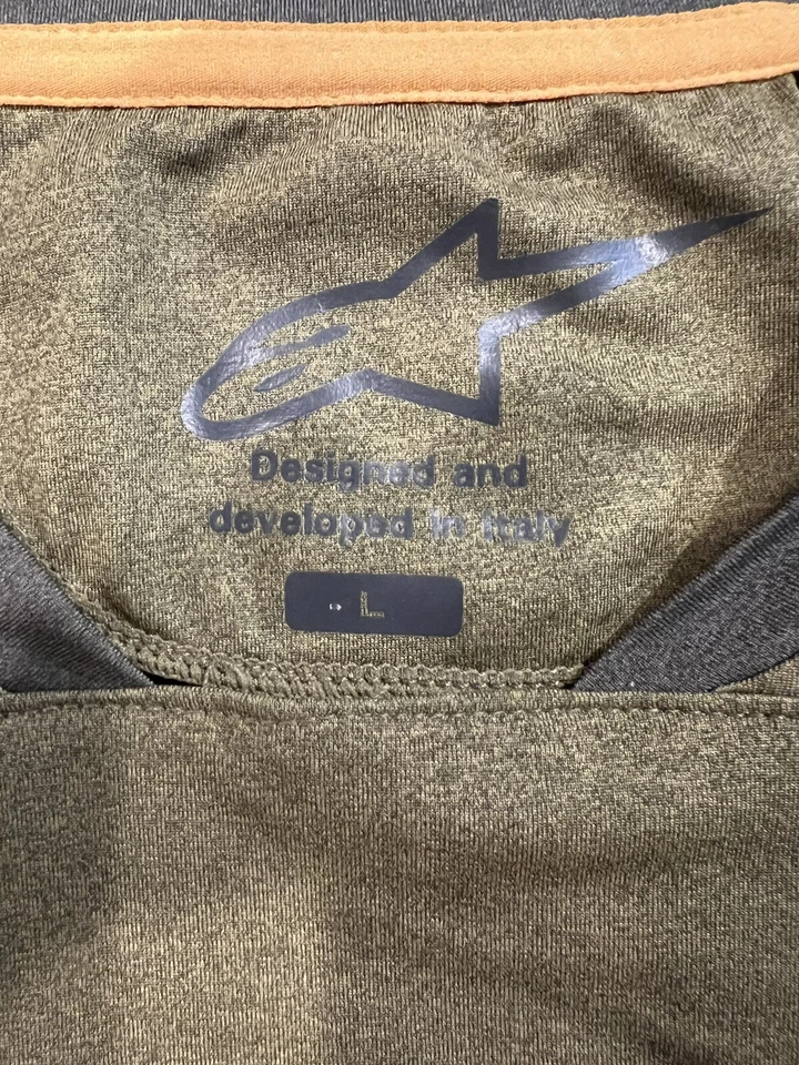 Alpinestars Alps 8.0 Cycling Jersey Mens L Long Sleeve Mountain Biker Motocross - Image 3 of 4