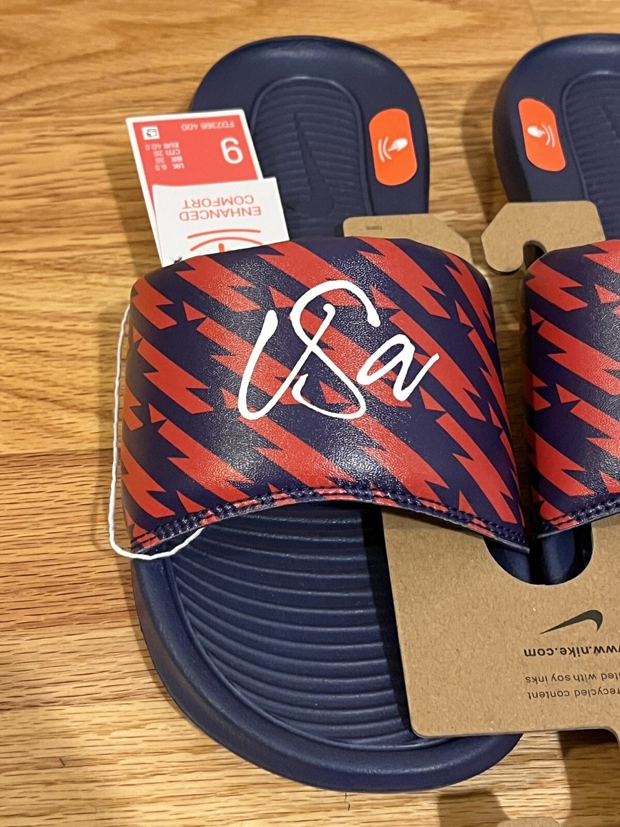 USA Olympics Nike Victori One Women's Slides Sandals Size 9