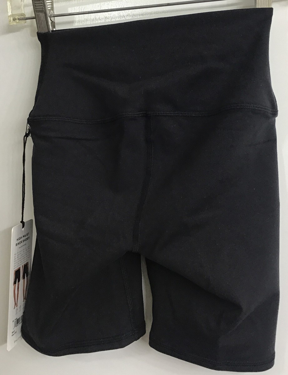 Alo High Waist Biker Short Black Compression Size XXS NWT | eBay