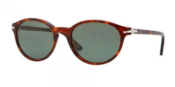 Persol PO3015S 24 31 Tortoise Sunglasses Sonnenbrille Green Lenses Size 51