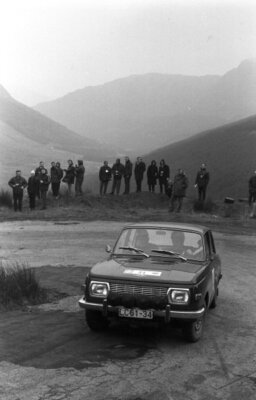 Gunter Ruttinger Gunter Bork Wartburg Knight 1968 Rally Car Old Photo 5