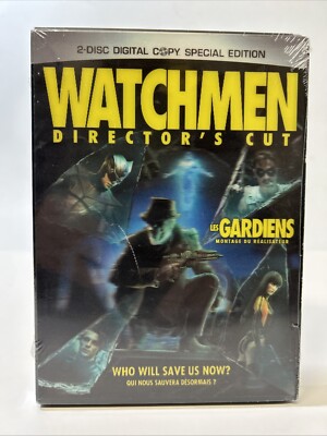 Watchmen Directors Cut (DVD Region 1, 2-Discs) English/French *NEW, Sealed