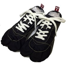 Kineya Muteki Tabi Japanese Running Shoes Ninja Split Toe Black japan