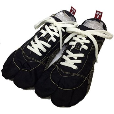 Kineya Muteki Tabi Japanese Running Shoes Ninja Split Toe Black japan