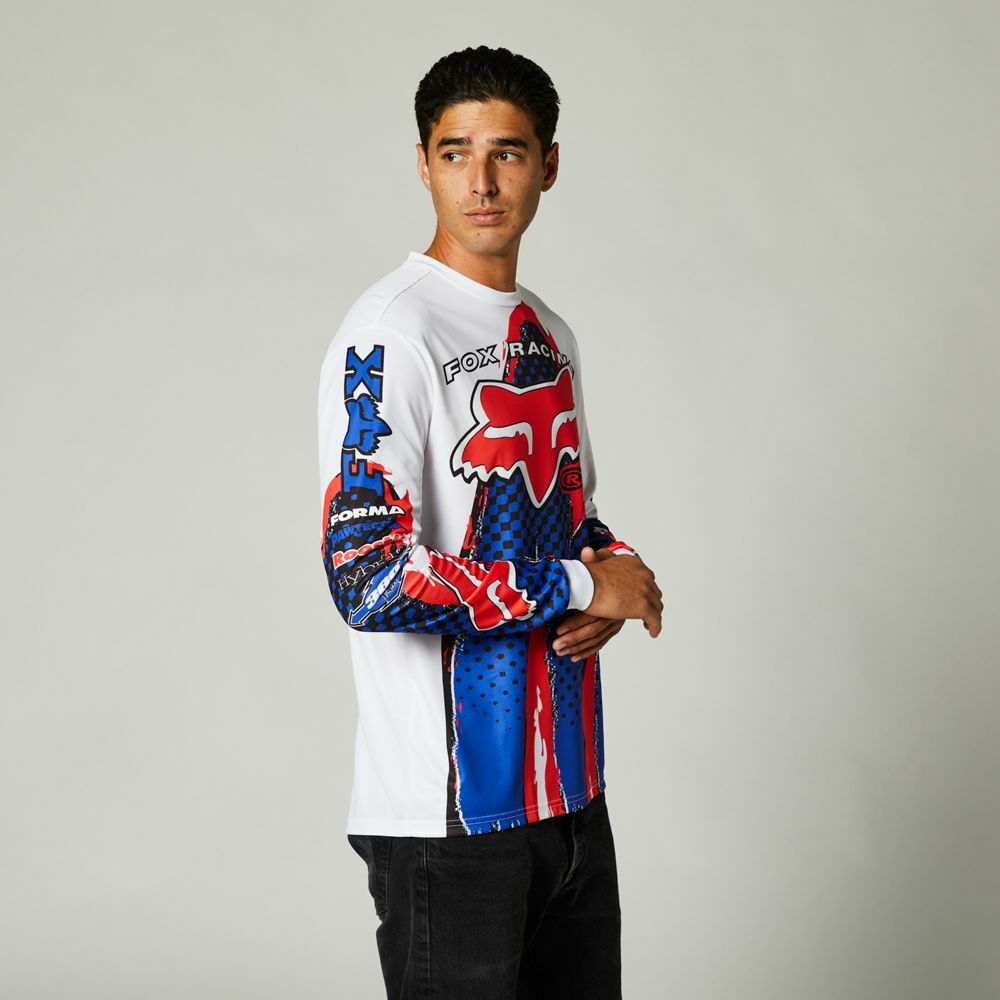 FOX Mens Adult BRUSHED LS LE Jersey Off-Road/MX/ATV FOX Mens Adult BRUSHED LS LE Jersey Off-Road/MX/ATV