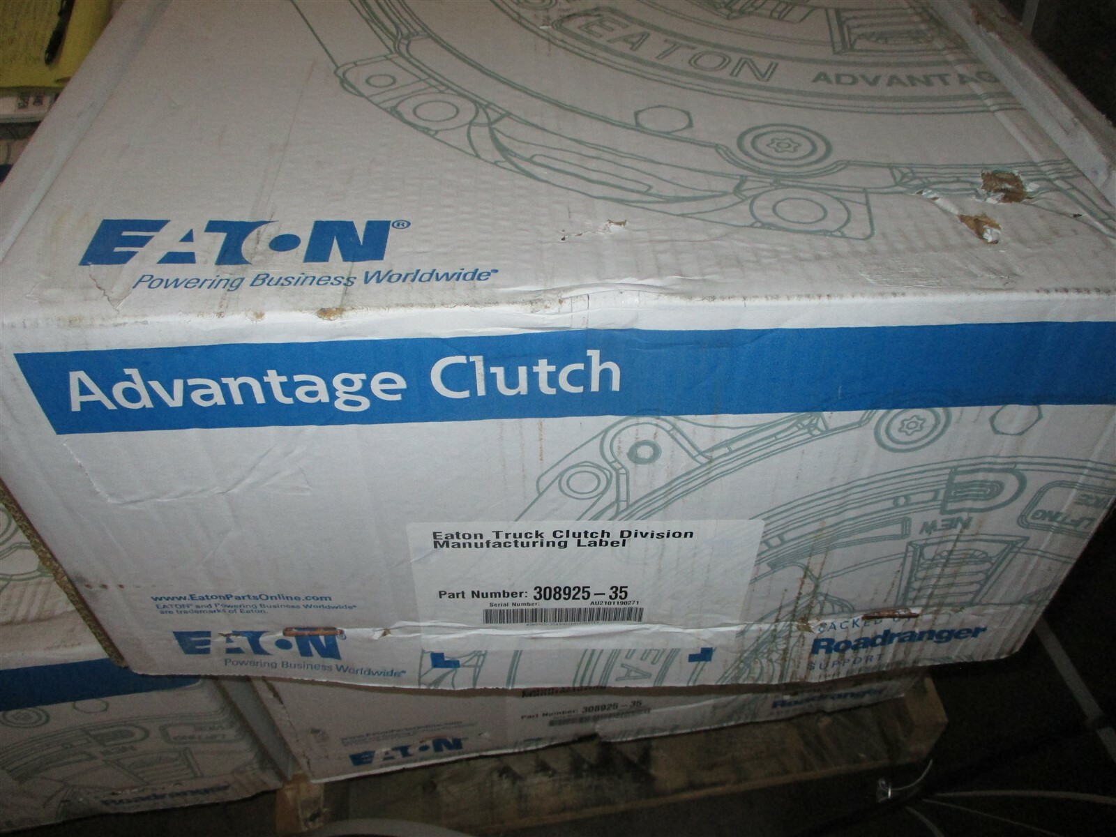 30892535 GENUINE EATON FULLER CLUTCH EASY PEDAL ADVANTAGE MANUAL ADJUST 15.5" eBay