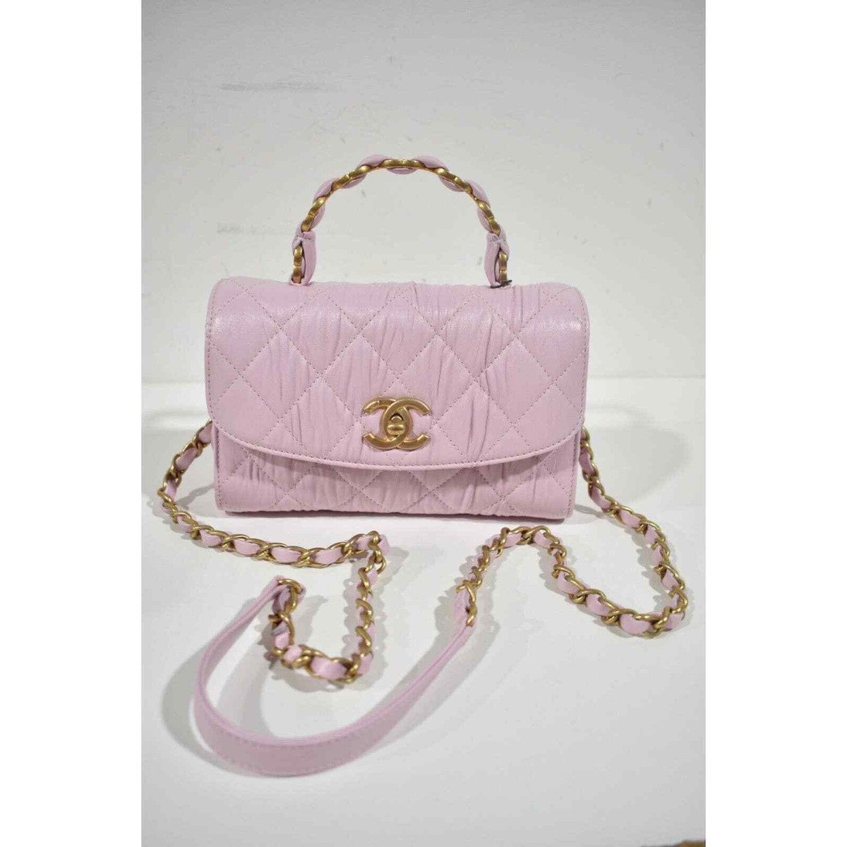 ショルダーバッグ・ポシェット × ヴィンテージ(中古) Chanel Top Handle Mini Chain Crossbody Bag s-l1200.jpg