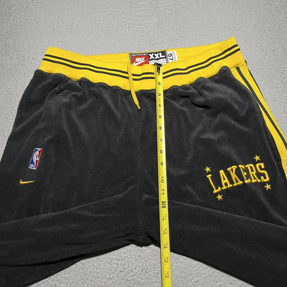 Pantalones deportivos vintage de Los Angeles Lakers Nike para hombre XXL calentamiento tiro 57 Foto 3 de 4