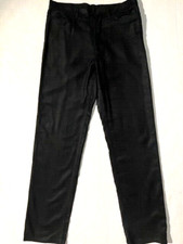 Vintage 90s Original HELMUT LANG Archival Mens Black Flannel Pant 32 Italy Rare