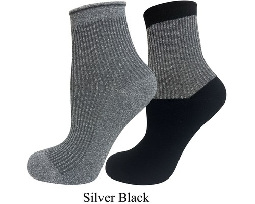 Mysocks 2 Pair Glitter Socks - Picture 23 of 36