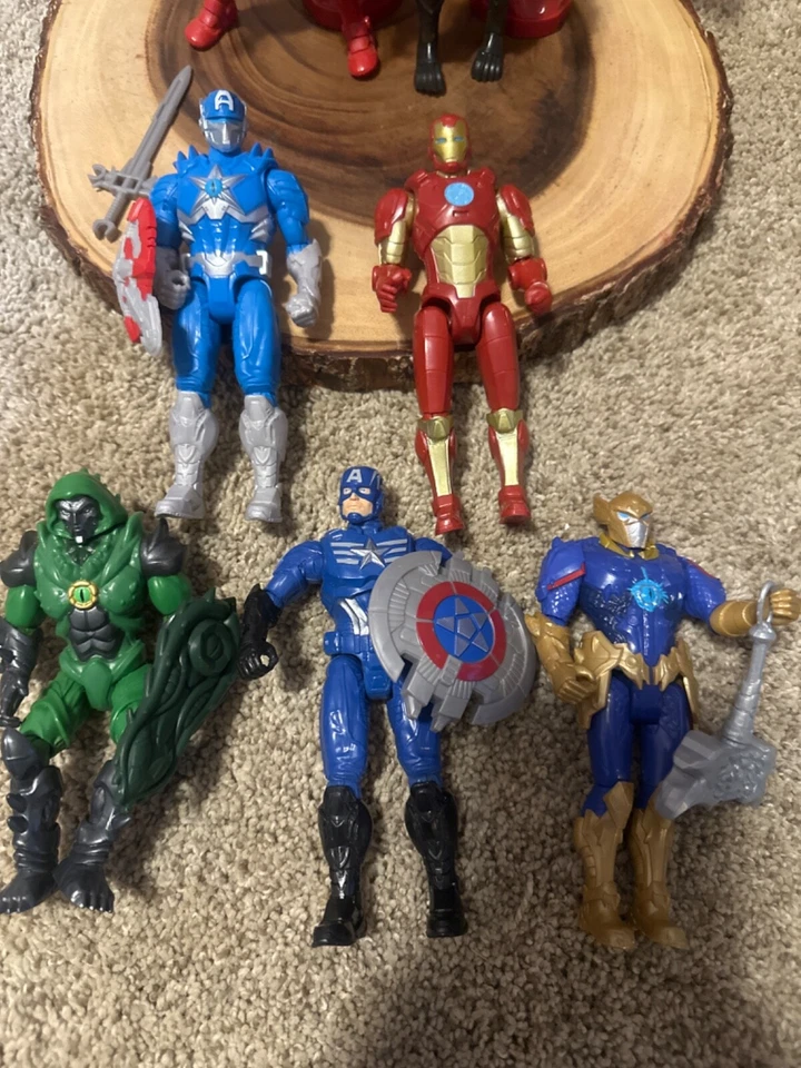 Figuras de ação Marvel Mech Strike Avengers figuras Hasbro 2021 Hasbro soltas - Imagem 3 de 4