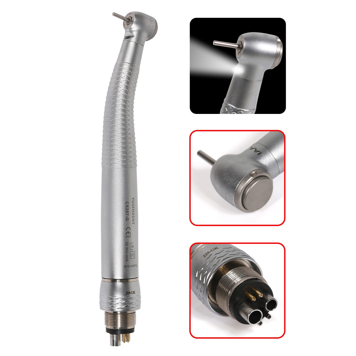 トリートユアセルフsatin balloonpeplumminionepiece YUSENDENT Dental Fiber Optic LED Turbine Handpiece Cartridge