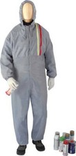 Profi Lackieranzug grau waschbar Lackieroverall Lackierer Overall Größe M-XXXL