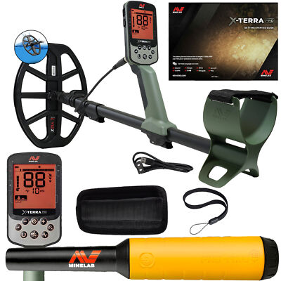 Minelab X-TERRA PRO Detector with Pro-Find 15 Pinpointer   Waterproof