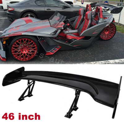 For Polaris Slingshot 46'' Rear Trunk Spoiler Racing Wing GT-Style Glossy Black