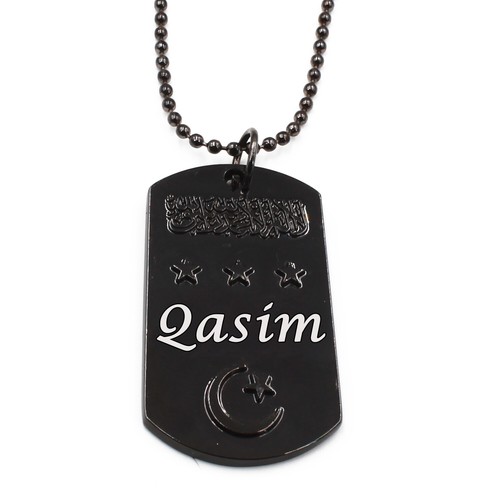 Personalised Engraved Mens Dog Tag Name 