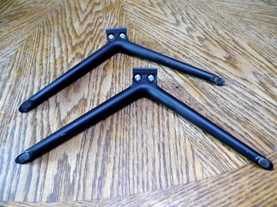 Onn. TV Stand Legs Replacement – 100012585 / 100012585-C / 100097811 – Black, With Screws