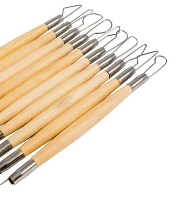 Jakar Holz Ton Keramik Modellbau Werkzeug Kit 6'' Draht Doppelendig Set Kunst Handwerk