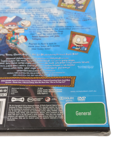 The Rugrats In Paris Movie (DVD 2019) Animation Children Adventure R4 Brand New - Picture 12 of 12