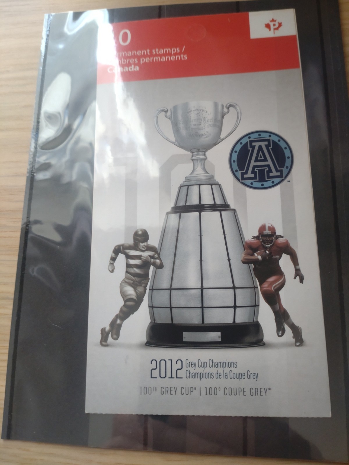Grey Cup Champions 2012 Canada Stamp Booklet Mnh