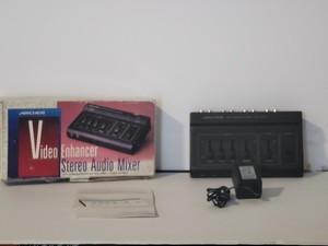 Vintage Archer Video Enhancer 15-1961 Stereo Audio Mixer Black EUC Orig pkging