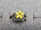 GRANDMA GRABE'S BEAUTIFUL VINTAGE 925 STERLING SILVER OPEN BACK 1.4G RING SIZE 3