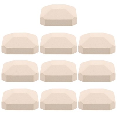 10Pcs Replacement Ceramic Briquette - Briquette Fire Bricks for Gas & Charcoal