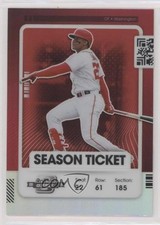 2021 Panini Contenders Season Ticket Optic Red Prizm Juan Soto #72 4z8