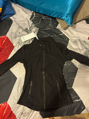 lululemon womens define jacket | all black | size 4