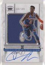 2017 Panini Crown Royale Rookie Silhouettes /199 Frank Ntilikina #213 Auto 09yr