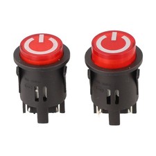 Children Electric Car Power Switch Replacement 2pcs OneButton Start for RideOn