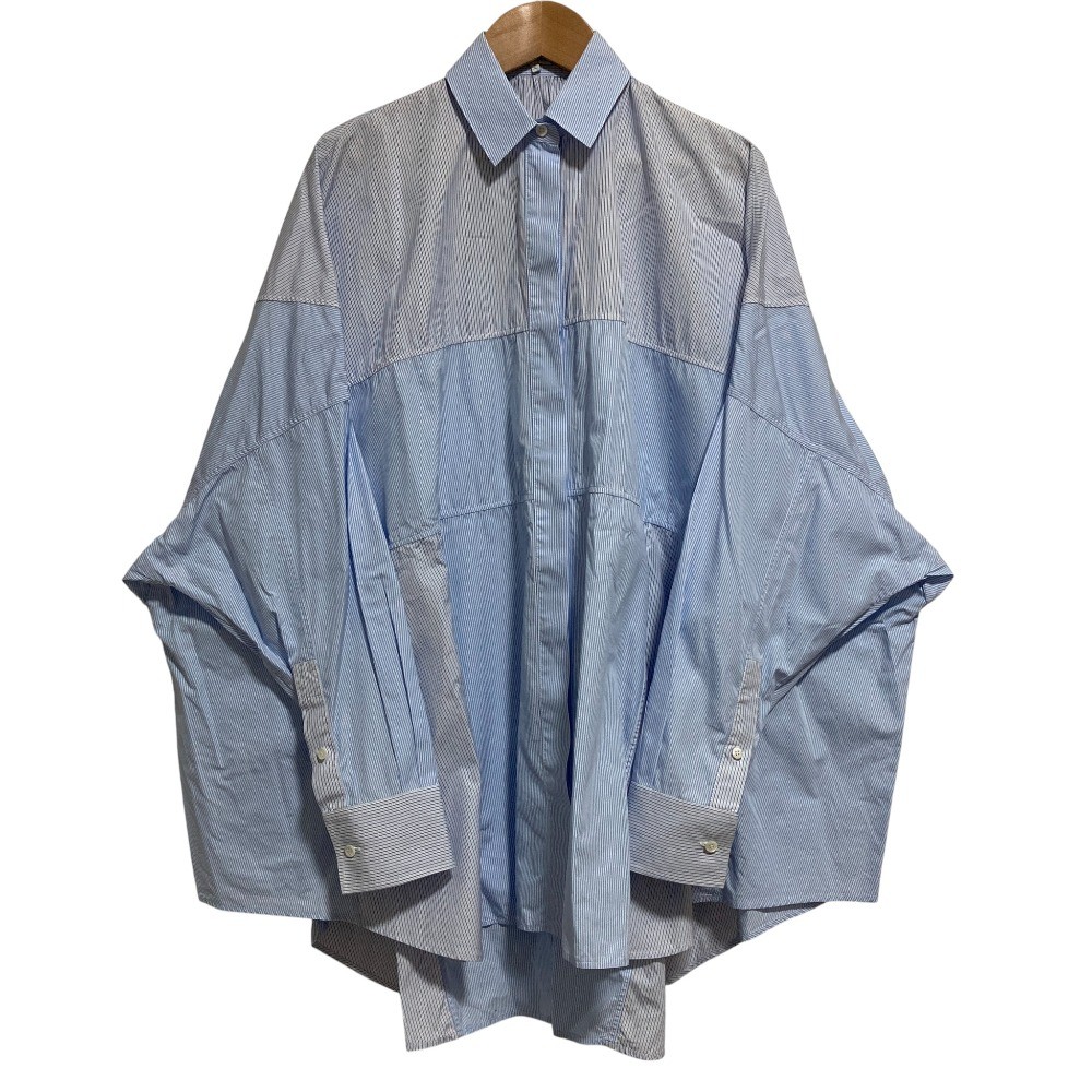 LOEWE Patchwork Oversized Striped Long Sleeve Shi… - image 2