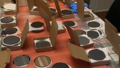 Vintage Semiconductor  Collection- 20  Circuit  Wafers- 1980 s-1990 s -3 dia-