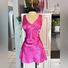 Medium Pink Camisole Night Slip Dress