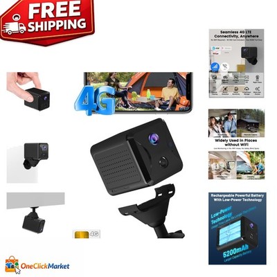 High-Definition 4G Security Camera with 5200mAh Battery - Ideal for Anywhere Use