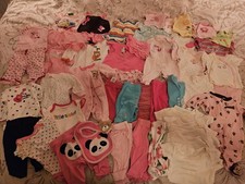 Baby Girl Clothes Lot Newborn Carter's Gerber Sesame Street Lamaze Circo